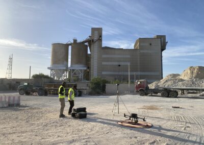 Levé par drone pour des calculs de volume