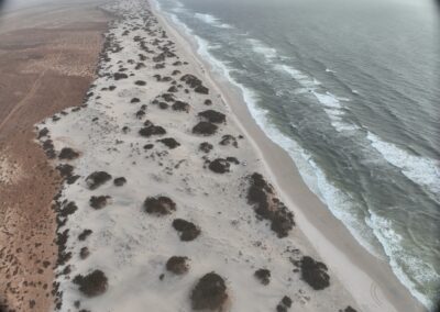Cartographie par drone de la dune côtière du littoral de Tiguent