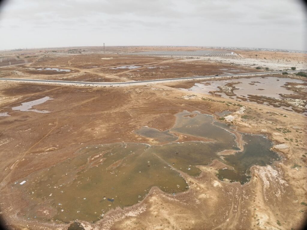 Levé topographique par drone Nouakchott D. and C. ENGINEERING