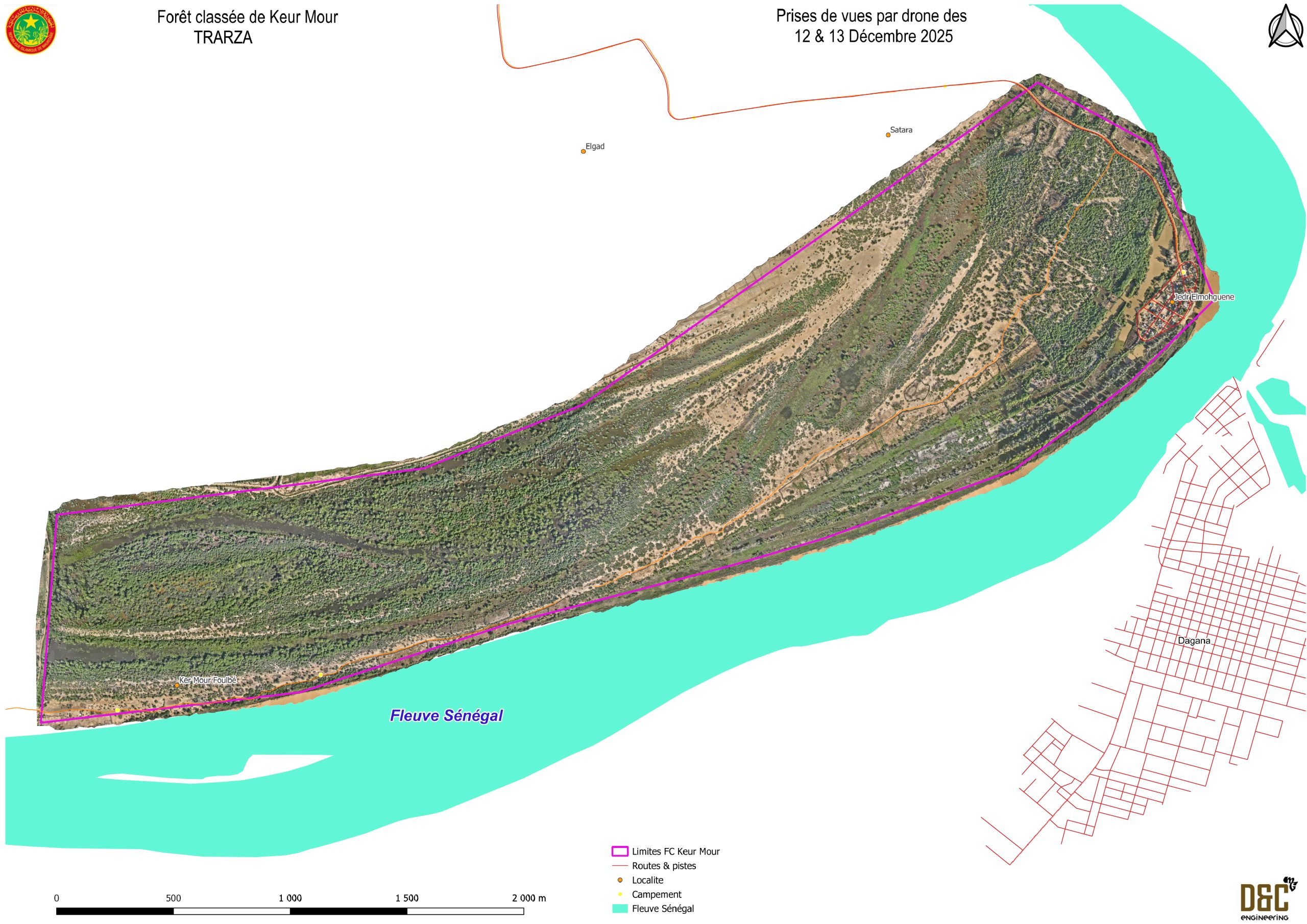 Ortho par drone FC Keur Mour