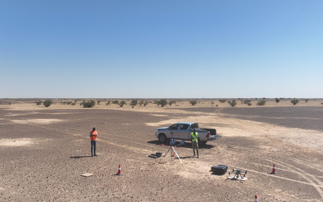 Levé topographique par drone sur l’axe Aleg – Tidjikja