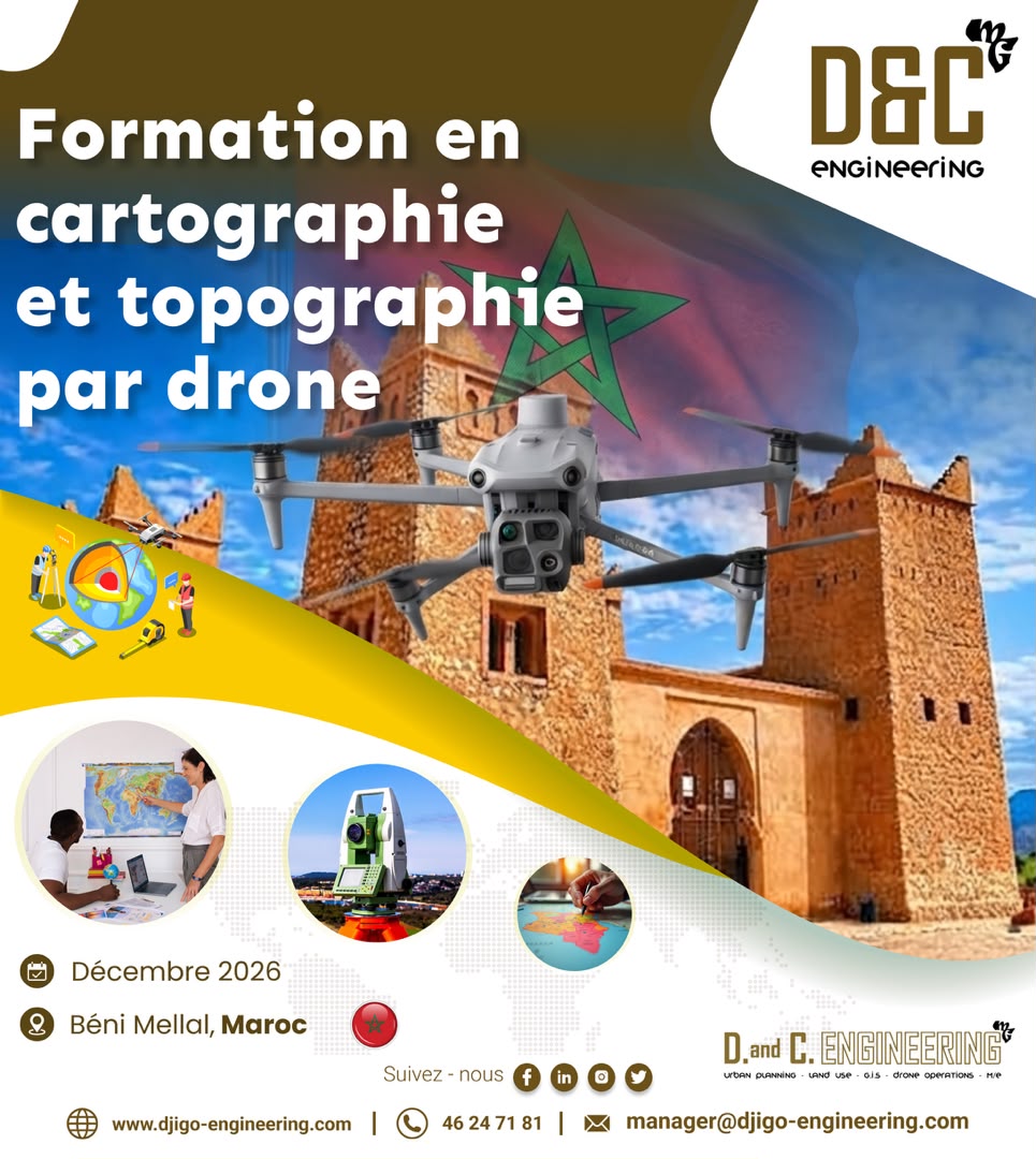 Formation CARTOGRAPHIE & TOPOGRAPHIE PAR DRONE 