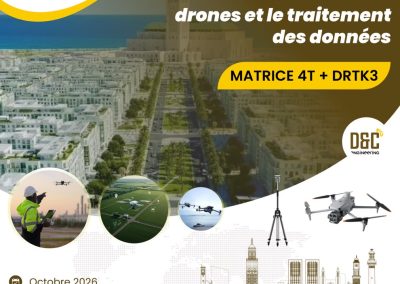 Formation drones Matrice 4T + D-RTK 3, Casablanca Maroc